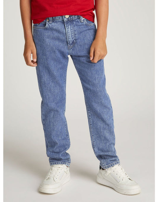 Jeans Modern Straight-Leg em azul para meninos