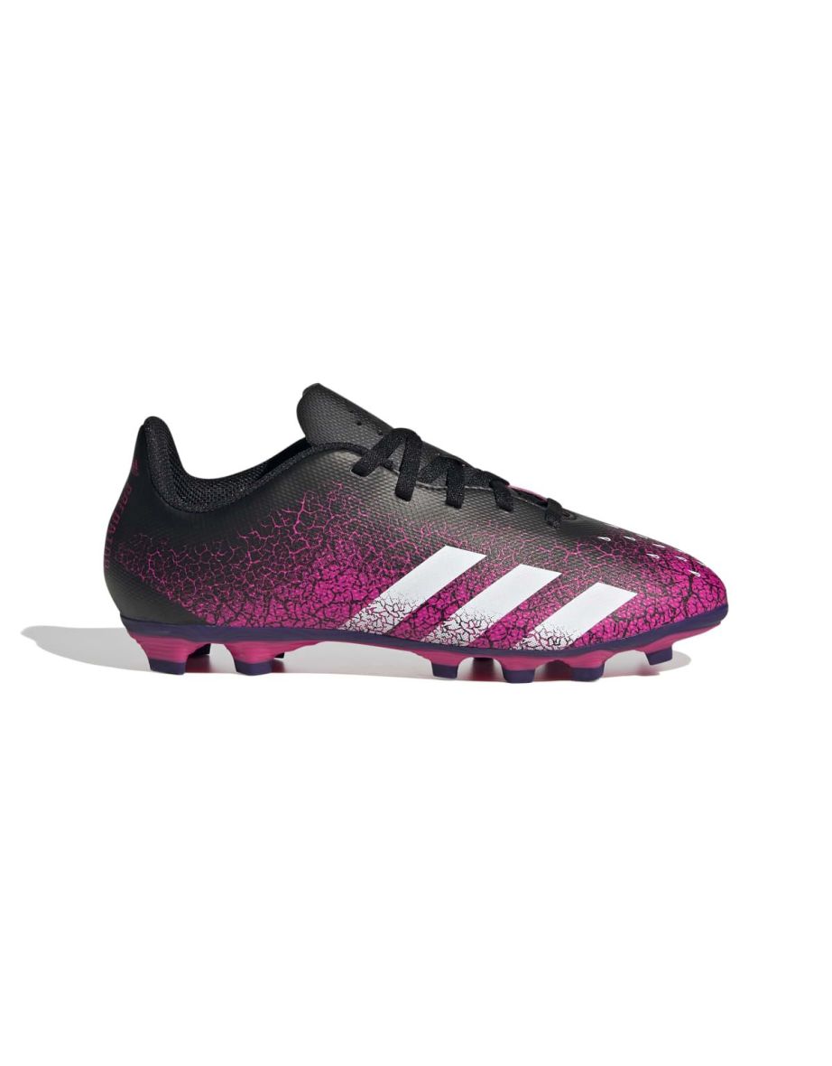 Chuteiras de futebol adidas Predator Freak.4 FG para meninos em rosa