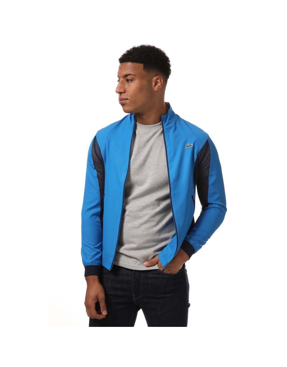 Chaqueta elástica Lacoste Novak Djokovic Azul para hombre