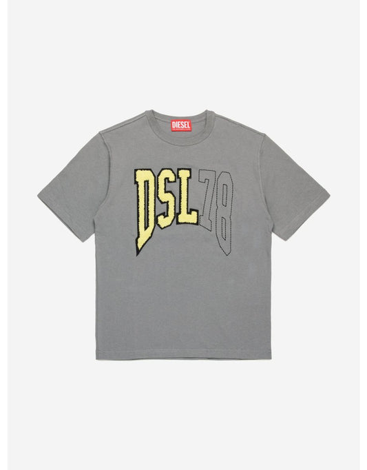 Boys' Grey Logo T-Shirt