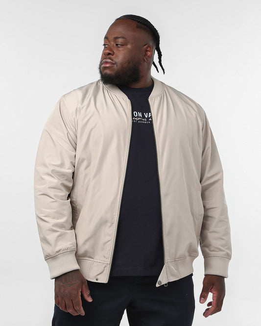 Jaqueta masculina com botões bege plus size Original Plus by Riachuelo