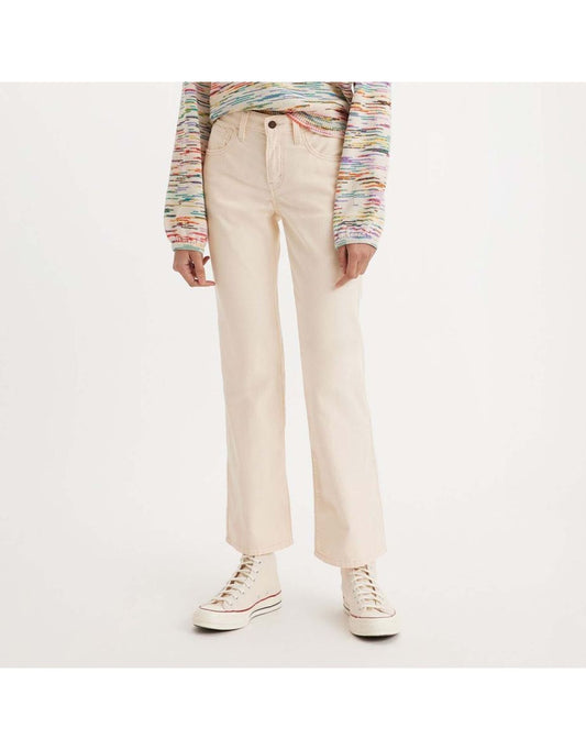 Jeans Levi's Middy Bootcut da donna in crema