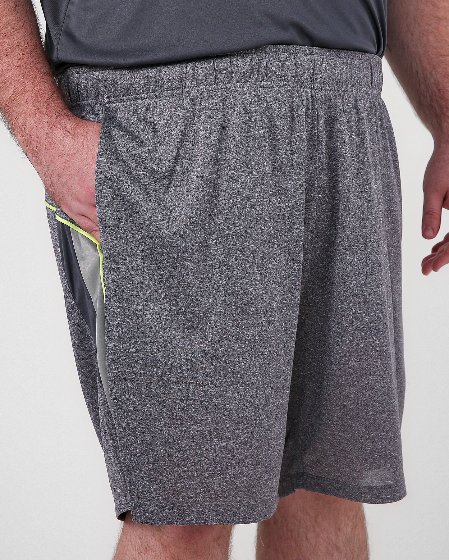 Men's Plus Size Gray Sports Shorts | Bodywork by Riachuelo