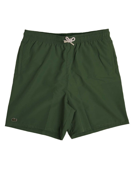Calção de banho Lacoste Quick-Dry Solid Green para menino
