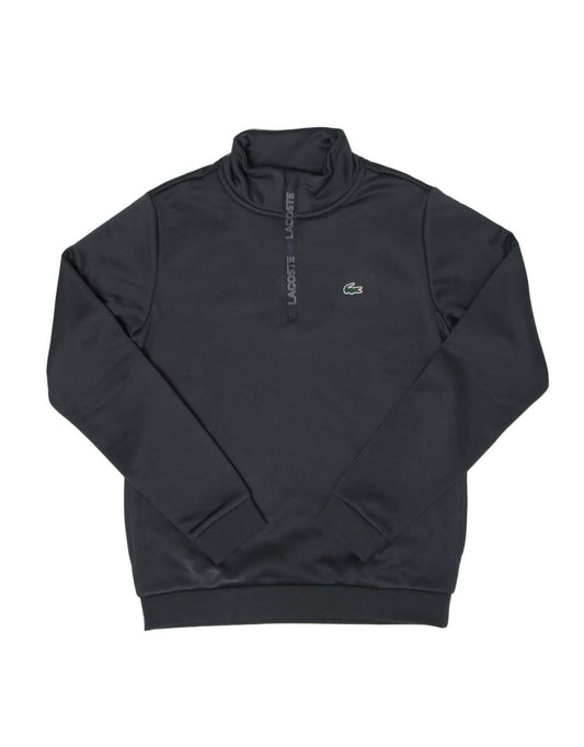 Boy's Lacoste Half-Zip Sweatshirt in Grey