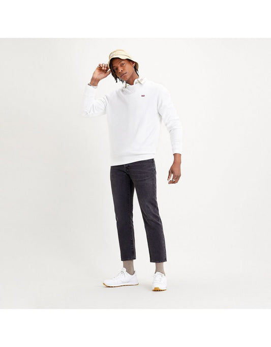 Sudadera de algodón con cuello redondo