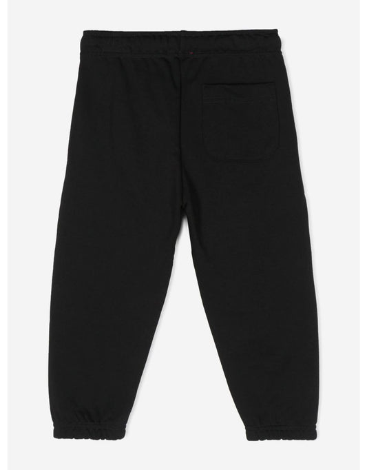 Diesel Boys Black Logo Joggers