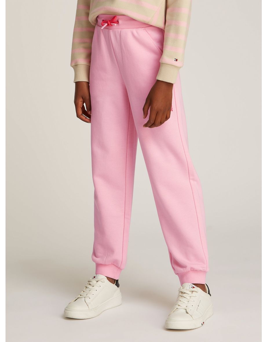Joggers New York rosa da bambina