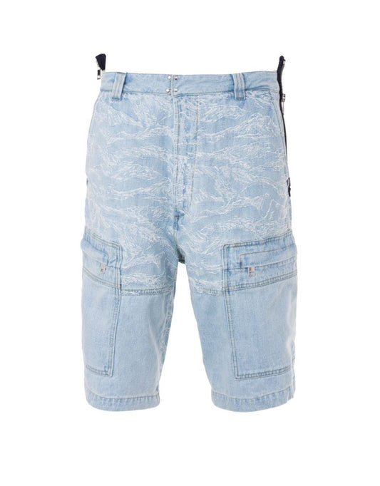 Pantaloncini di jeans Diesel DLuk Utility da uomo in blu