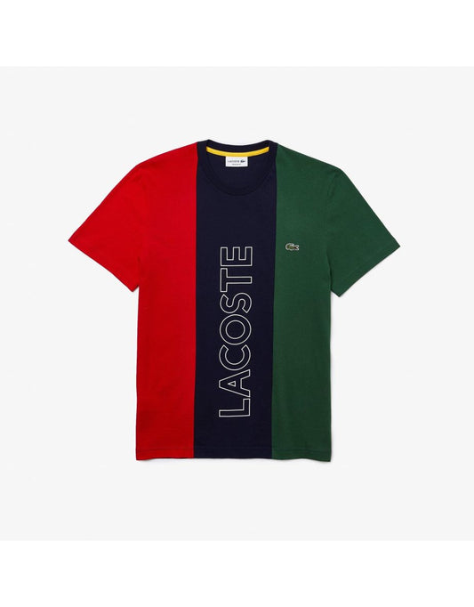 Camiseta masculina com gola alta da marca Lacoste