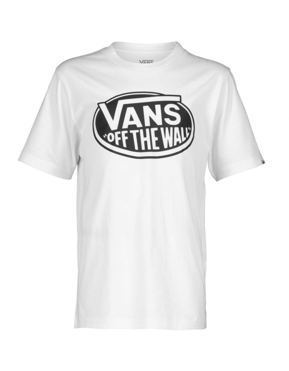 Vans Boys Classic "Off The Wall" Short Sleeve Crew Neck T-Shirt - White