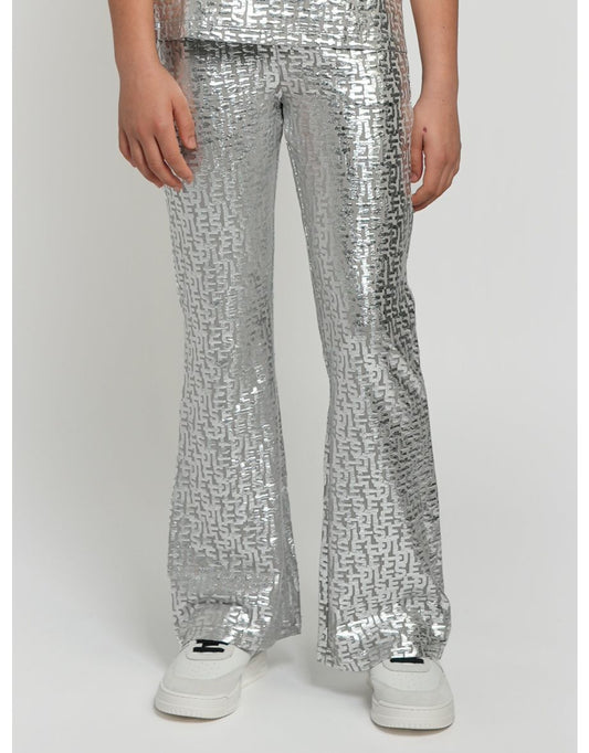Diesel Ragazze Pendyx Argento Pantaloni con marchio