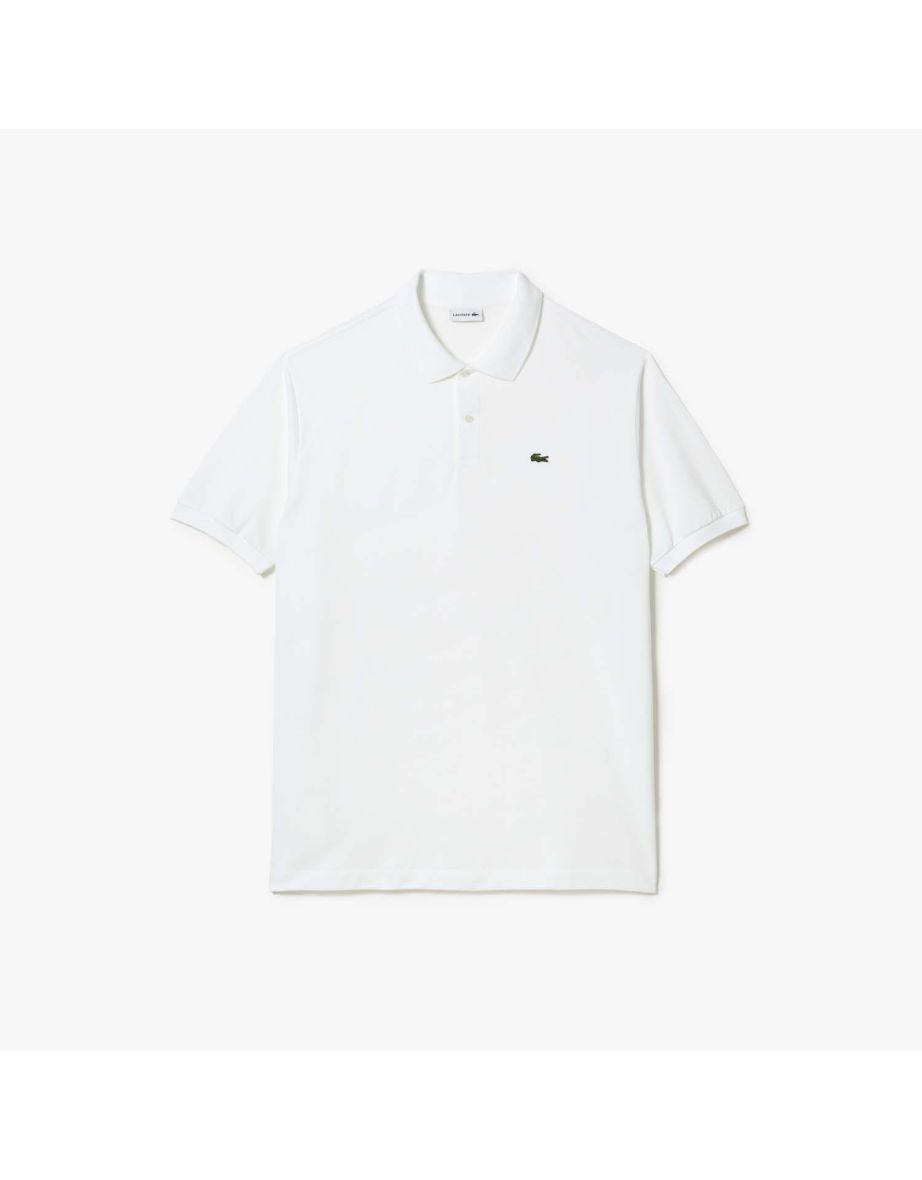 Camisa polo masculina Lacoste Classic-Fit (Tall Fit) - Branco