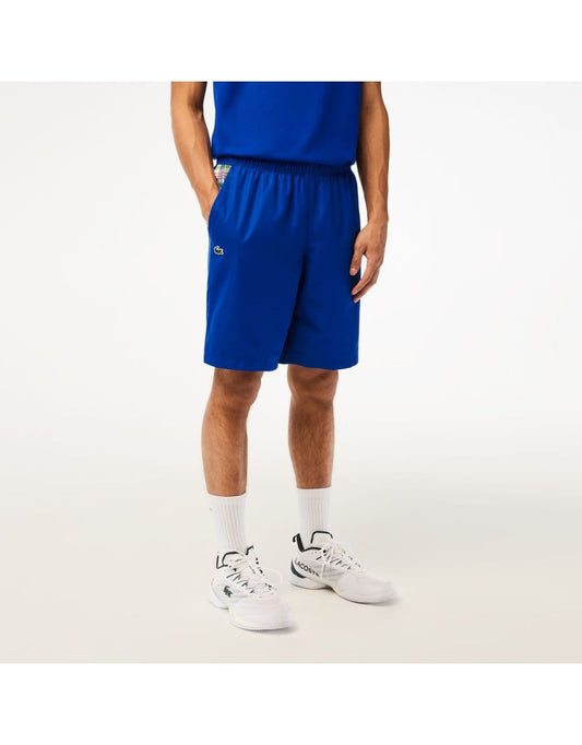 Pantaloncini Lacoste Tennis Checked Colorblock da uomo