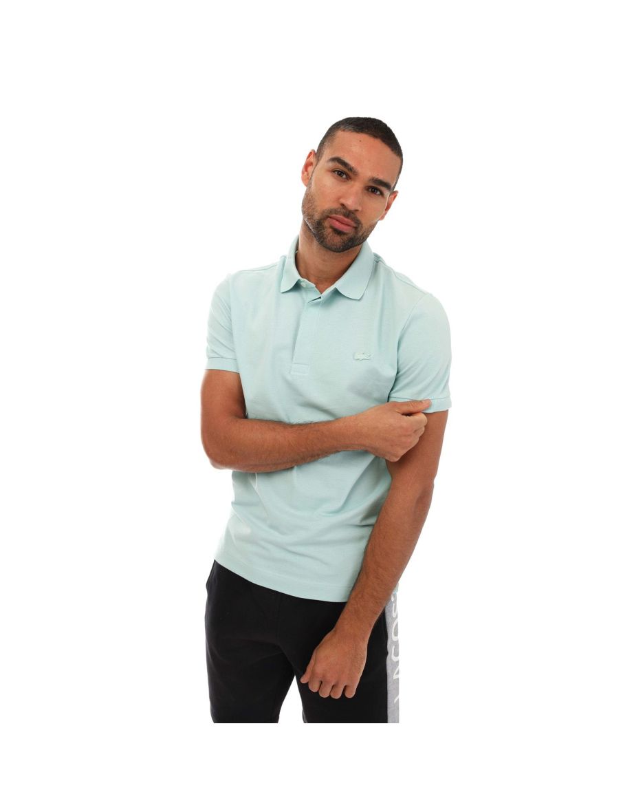 Camisa Polo Lacoste Paris Piqué Masculina em Verde