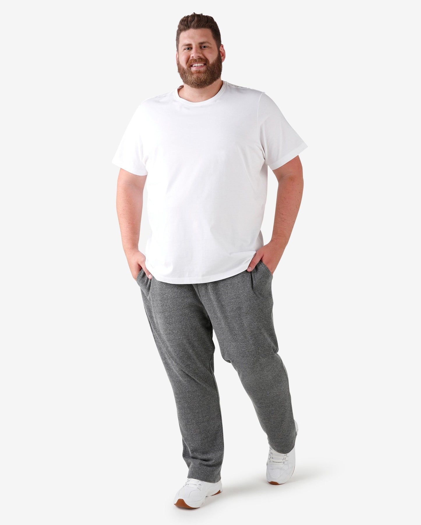 Calça Plus Size - Cinza-claro