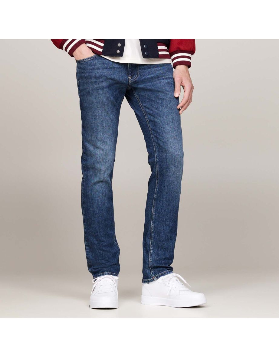 Jeans Tommy Hilfiger Scanton Slim-Fit Blu sbiadito da uomo