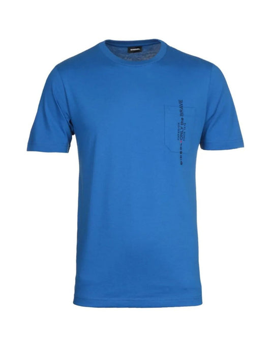 Camiseta de bolsillo Diesel T-Just Azul para hombre