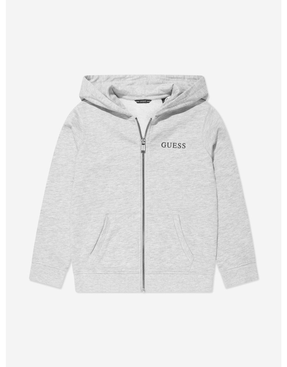 Boys' Grey Zip-Up Top