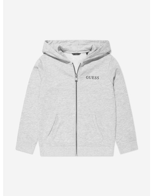 Boys' Grey Zip-Up Top