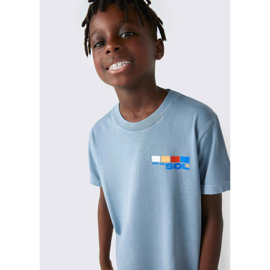 Camiseta de manga corta con estampado para niños