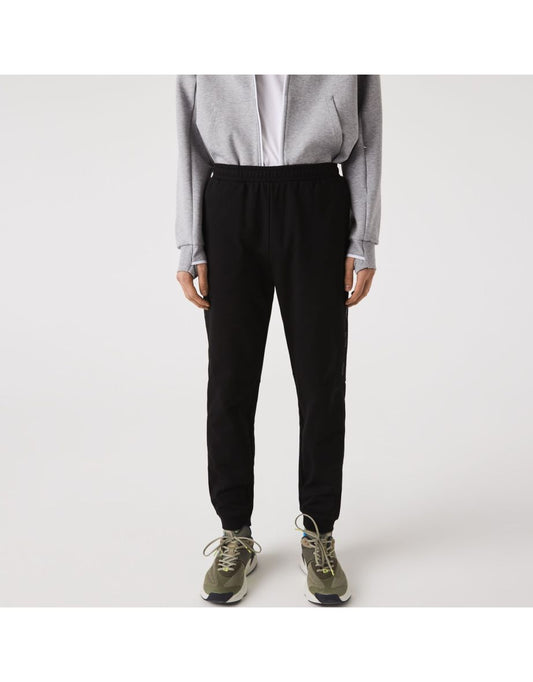 Pantaloni da corsa Lacoste neri da uomo