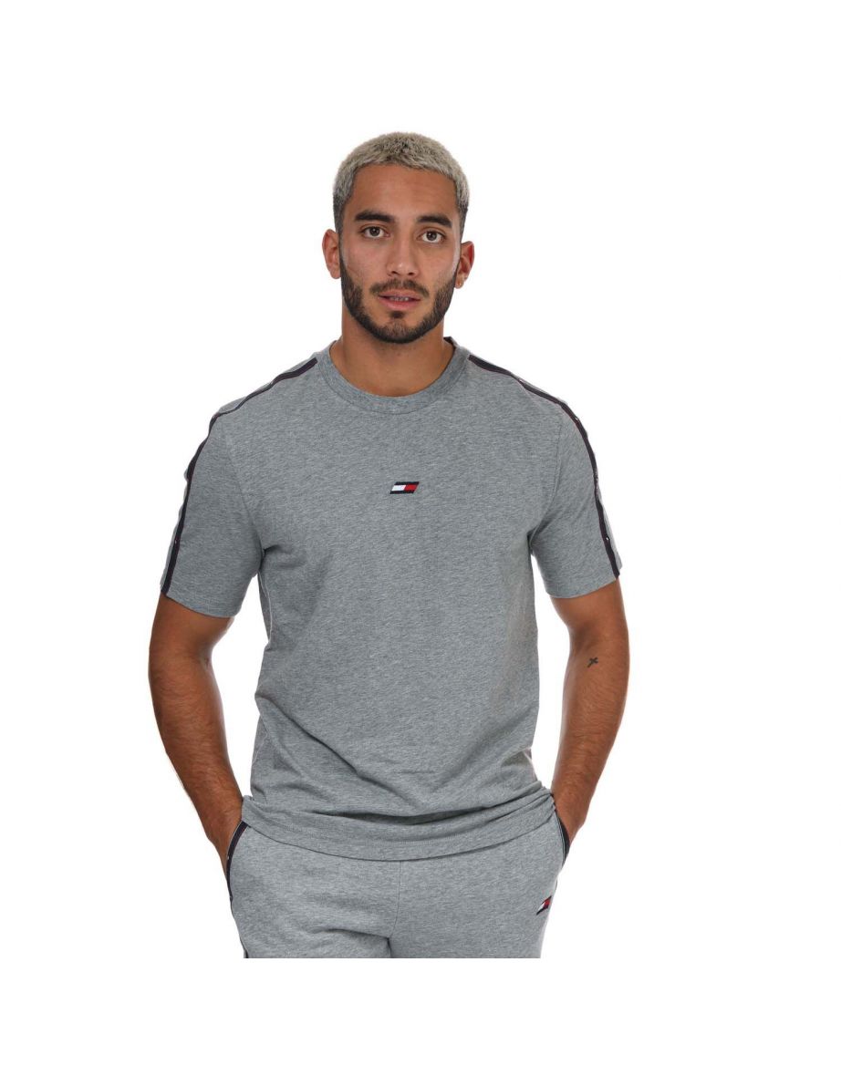 Camiseta Tommy Hilfiger Slim Fit Gris para hombre