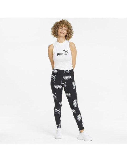 Puma Power Leggings a vita alta 7/8 con fantasia