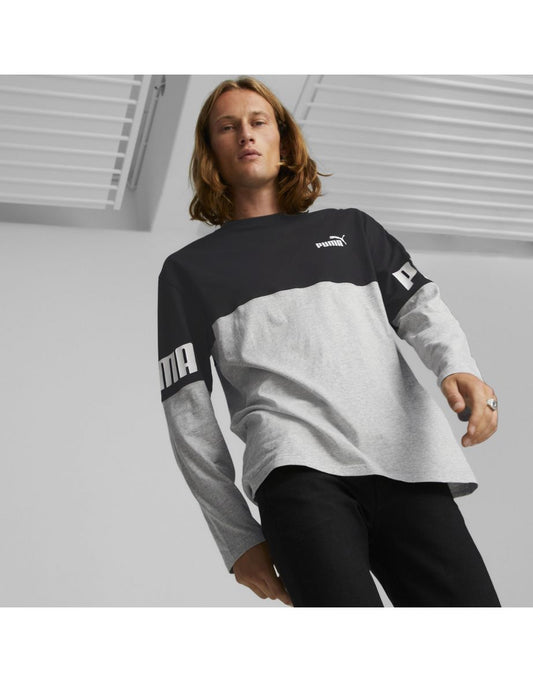 Camiseta de manga longa Puma Power Colorblock Light