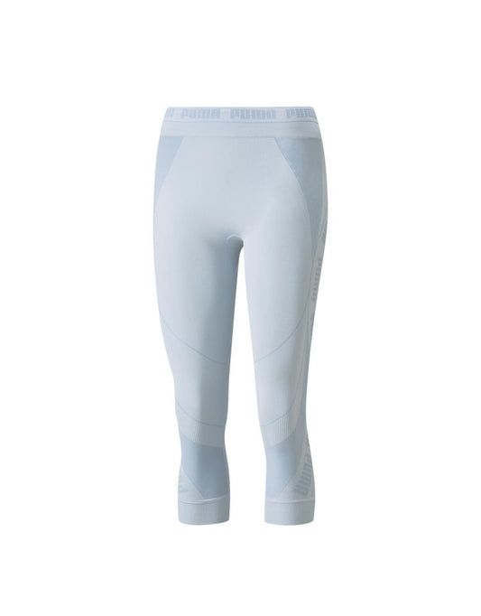 Puma Evoknit Vita Alta 7/8 - Pantaloncini da fitness per donna in blu artico