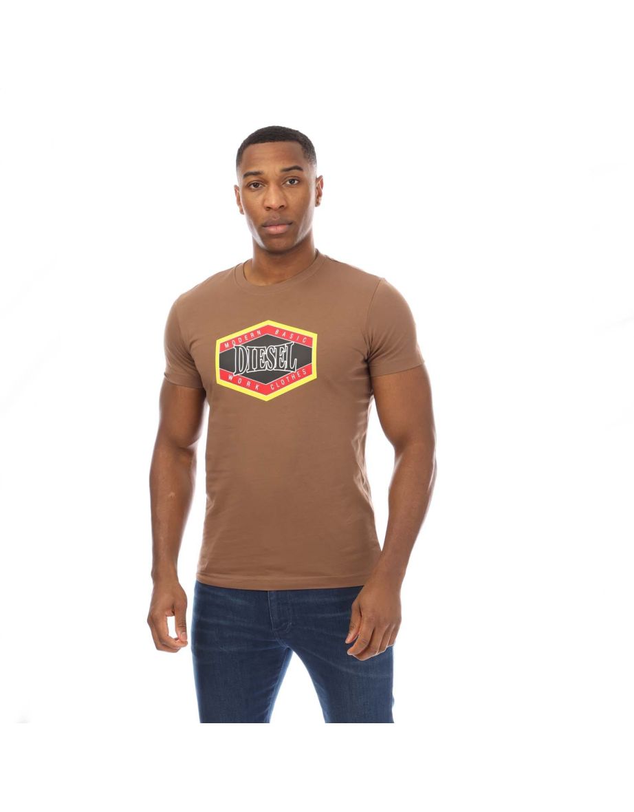 Camiseta Diesel T-Diegor 15-I Marrón Hombre