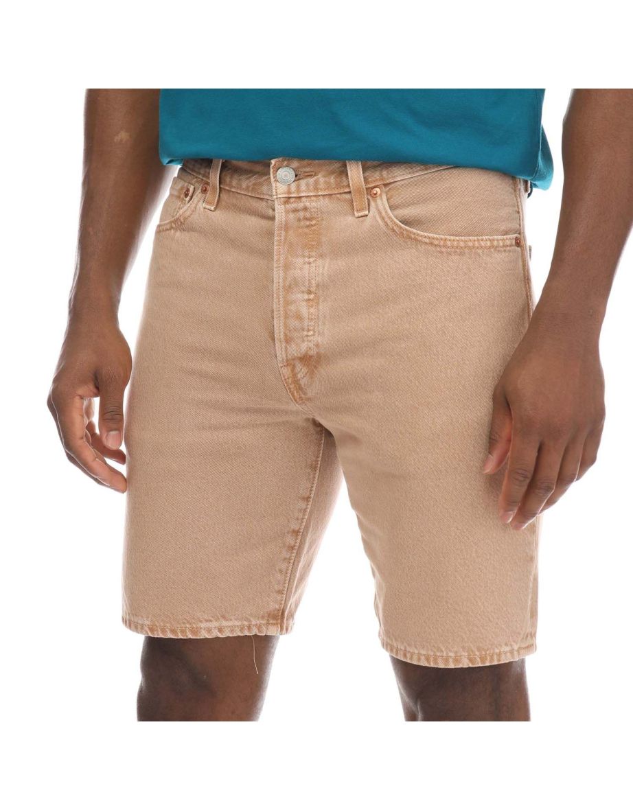 Pantaloncini Levi's 501 Original da uomo in crema