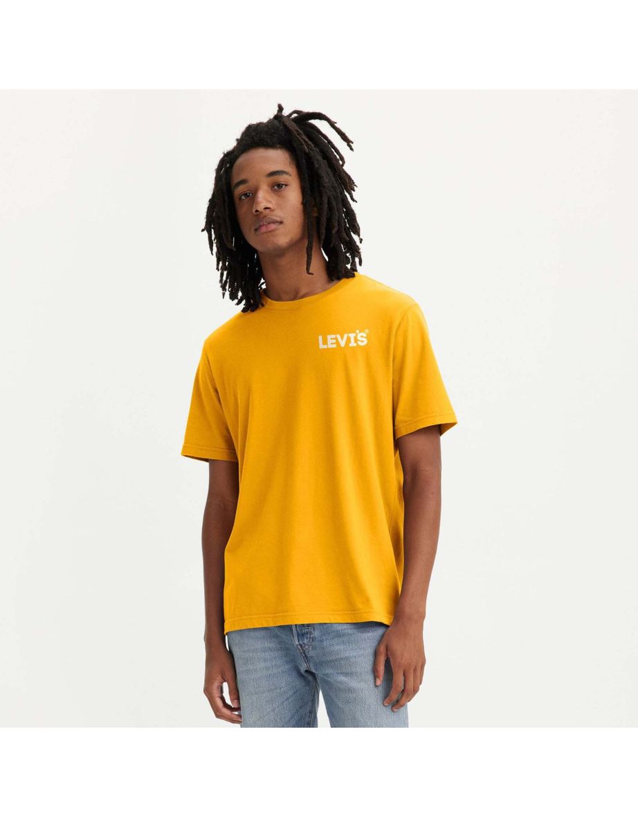 Camiseta Levi's Relaxed Fit dorada para hombre