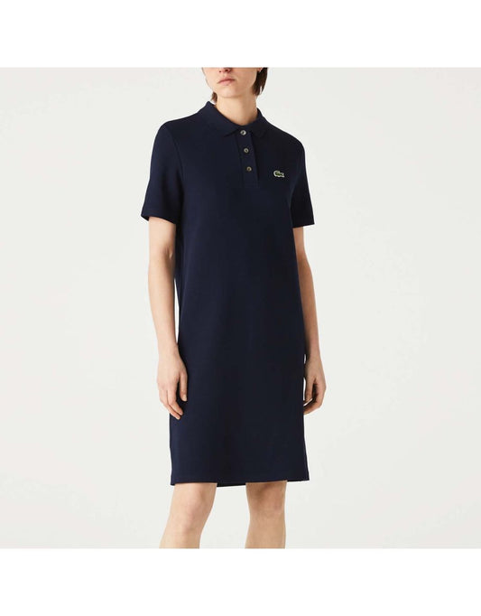 Vestido Polo Lacoste Stretch Cotton Piqué Feminino
