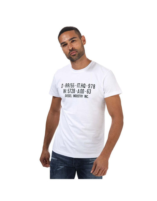 Camiseta de hombre Diesel T-Diego S2 Blanca