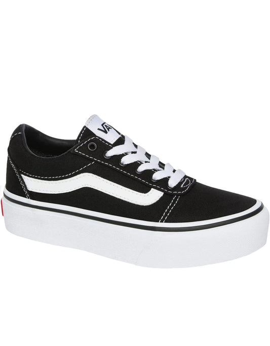 Tênis Vans Kids Ward Platform Chunky Canvas - Preto
