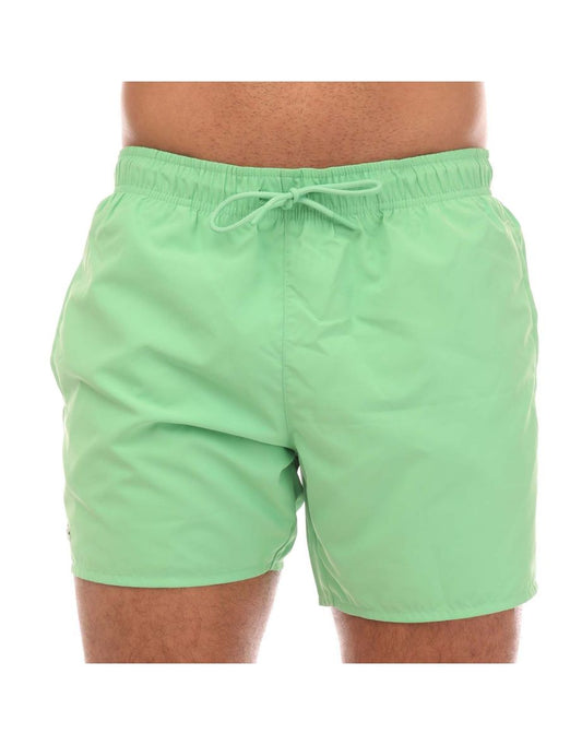 Pantaloncini da bagno Lacoste verdi da uomo
