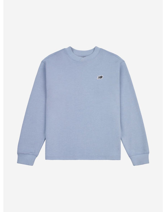 Maglietta a maniche lunghe con collo incrociato Premium Boys' di New Balance in blu