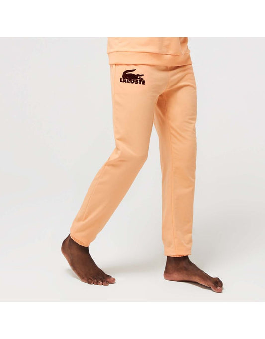 Joggers da uomo Lacoste in pile arancione
