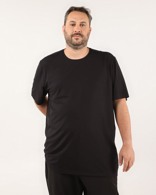 Camiseta preta antiodor Ultrafresh Tech Plus Size Masculina | Original Plus da Riachuelo