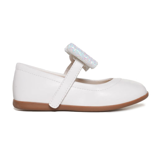 Funfeet Kids' White Ballet Flats