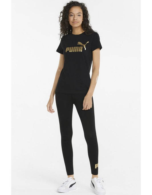 Leggings metallizzati ESS+ in nero Puma