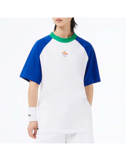 Camiseta masculina Lacoste Barcelona Olympics Heritage
