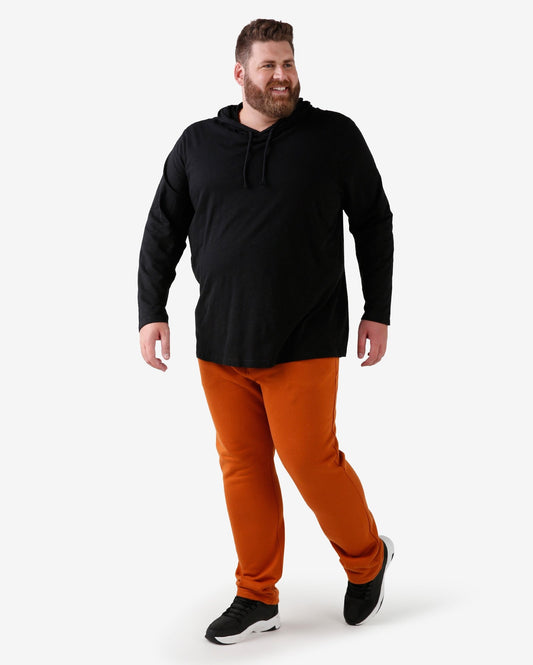 Calça de malha Carrot Fit Plus Size - Marrom