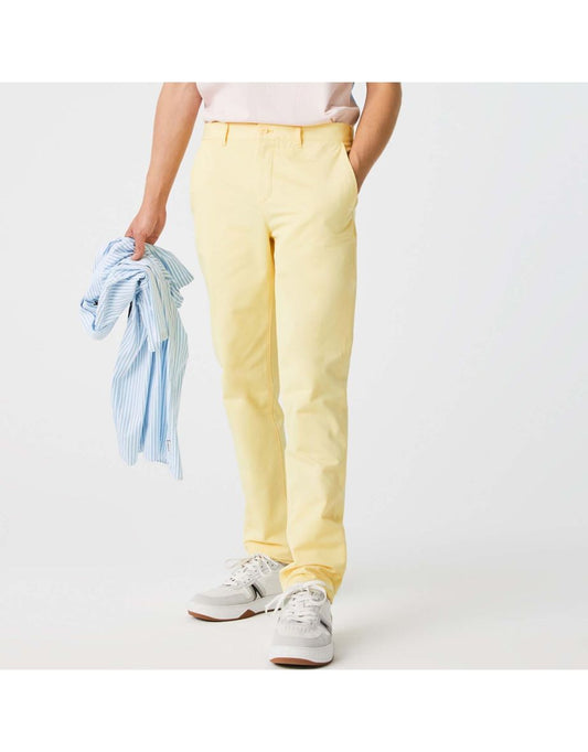Pantaloni chino Lacoste Classic Yellow Uomo
