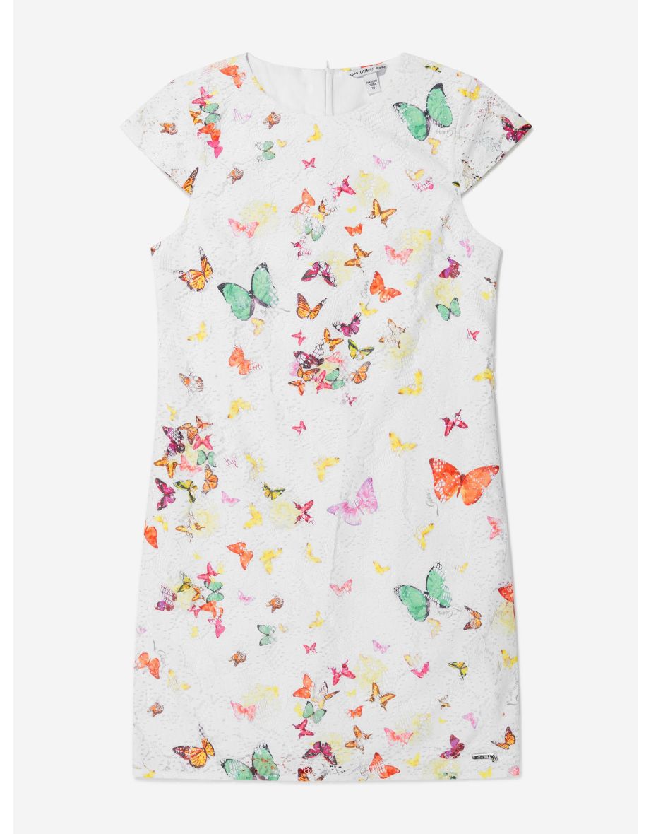 Vestido Collage Mariposa Encaje Niña
