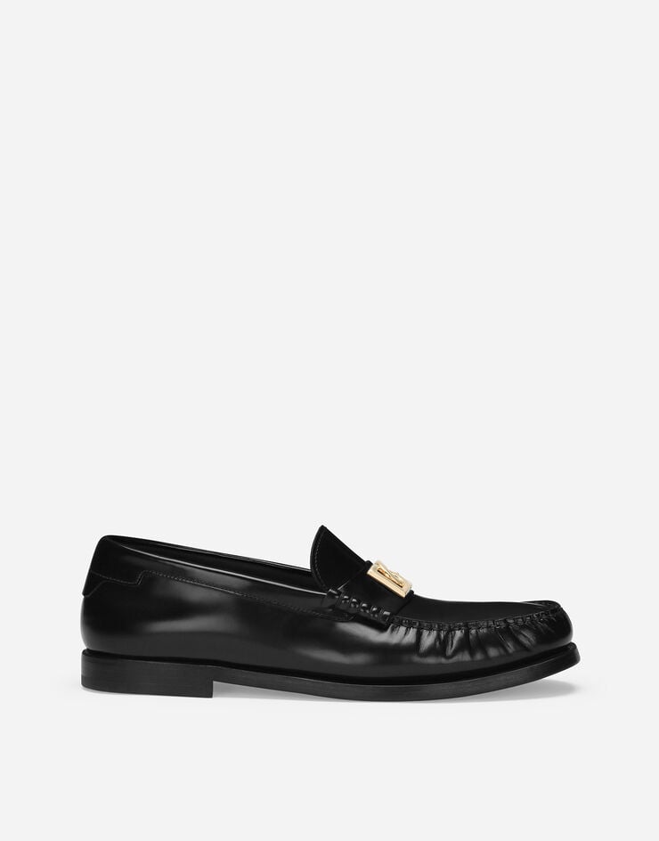Mocasines de piel de becerro cepillada