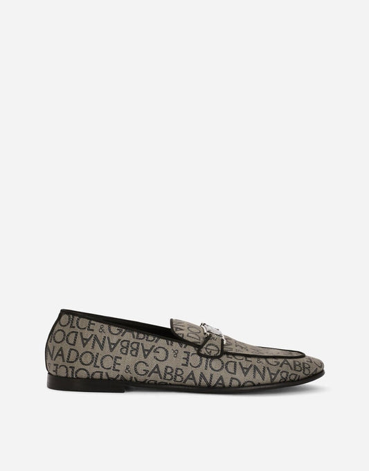 Zapatillas de jacquard con etiqueta de logotipo