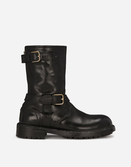 Botas de cuero para moto
