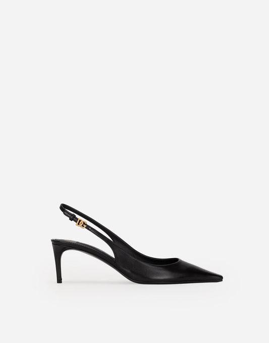 Scarpe Slingback in nappa